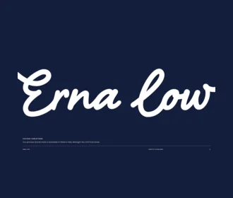 Erna Low Ski Holidays logo – ski accommodation and winter travel