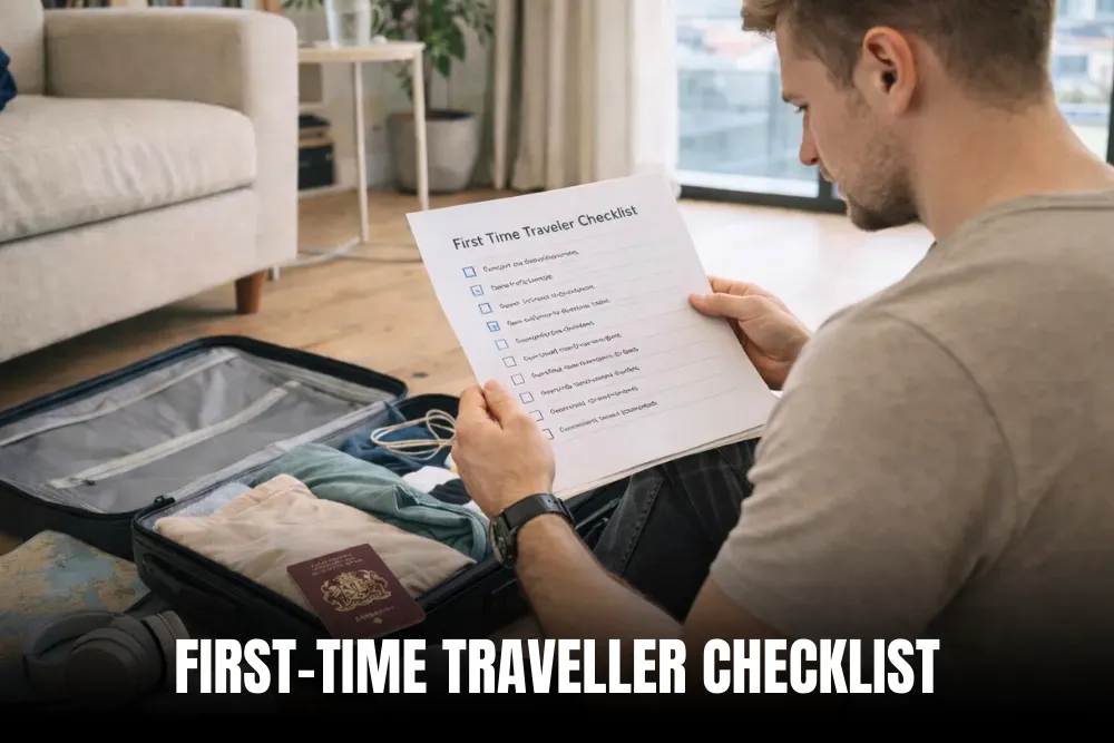 First Time Traveller Checklist For Your First Trip