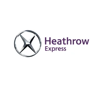 Heathrow Express logo – airport rail transfers