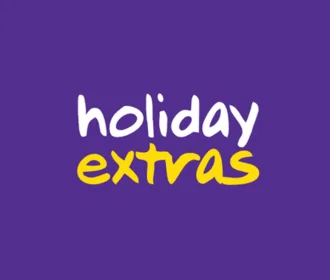 Holiday Extras logo – airport lounge access at UK airports