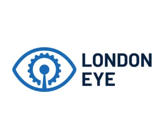 London Eye logo – observation wheel and city views