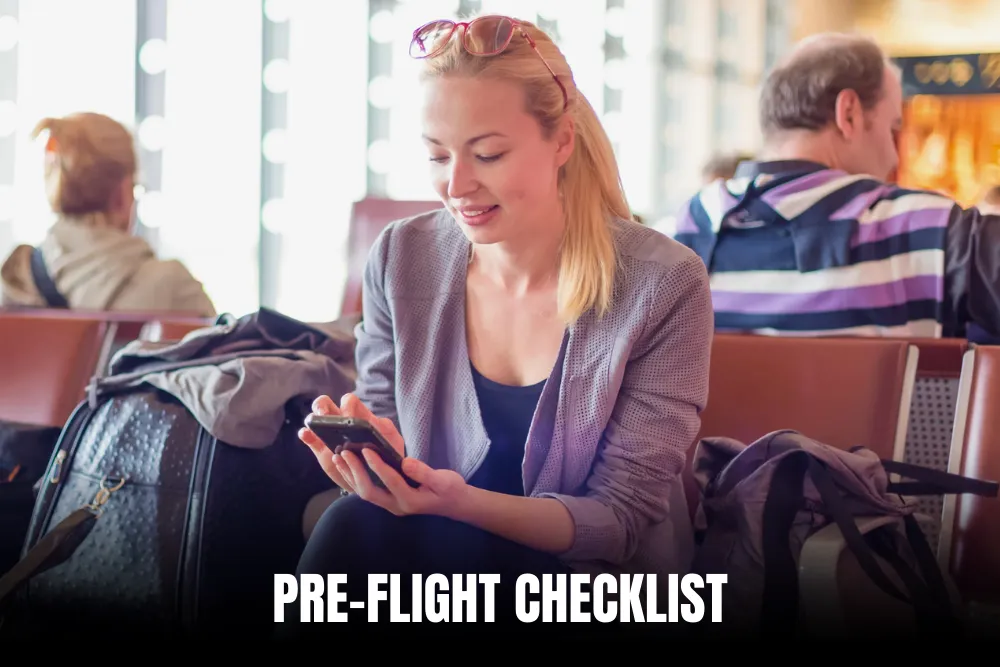 Pre Flight Checklist For Nervous Travellers